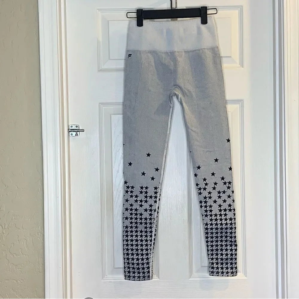 Fabletics High-Waisted Seamless Star Leggings Size XS